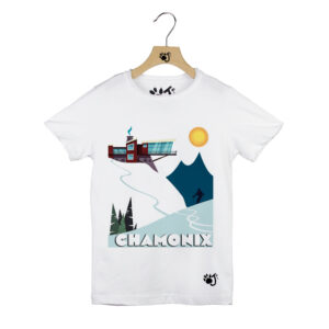 CHAMONIX POSTER BAMBINO BIANCO CHAMONIX POSTER