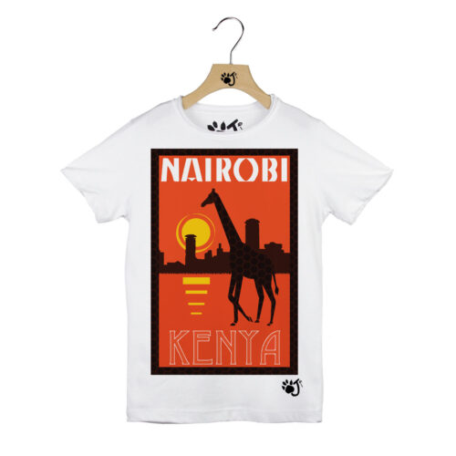 NAIROBI POSTER BAMBINO BIANCO NAIROBI POSTER