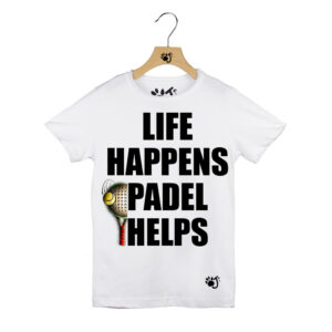 PADEL HELPS BAMBINO BIANCO PADEL HELPS