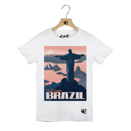 RIO DE JANEIRO POSTER BAMBINO BIANCO RIO DE JANEIRO POSTER