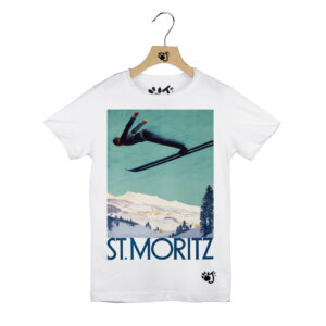 ST. MORITZ POSTER BAMBINO BIANCO ST. MORITZ POSTER