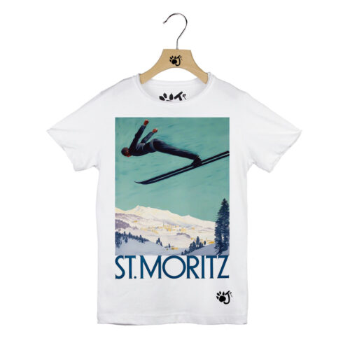 ST. MORITZ POSTER BAMBINO BIANCO ST. MORITZ POSTER