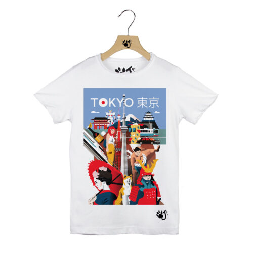 TOKYO POSTER BAMBINO BIANCO TOKYO POSTER