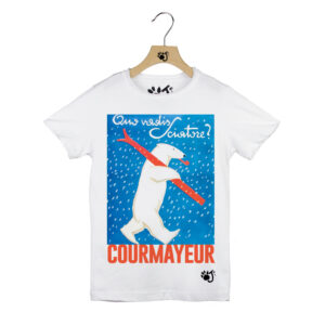 courmayeur poster BAMBINO BIANCO COURMAYEUR POSTER
