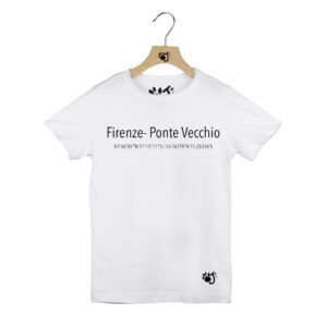 FIRENZE- PONTE VECCHIO COORDINATE BAMBINO BIANCO FIRENZE - PONTE VECCHIO